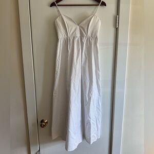 Zara White Midi Dress